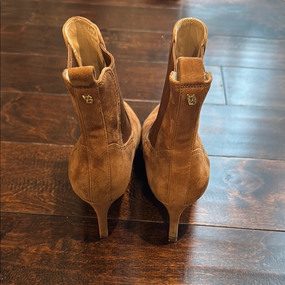 Veronica Beard Brown Suede Ankle Boots - Picture 4 of 6